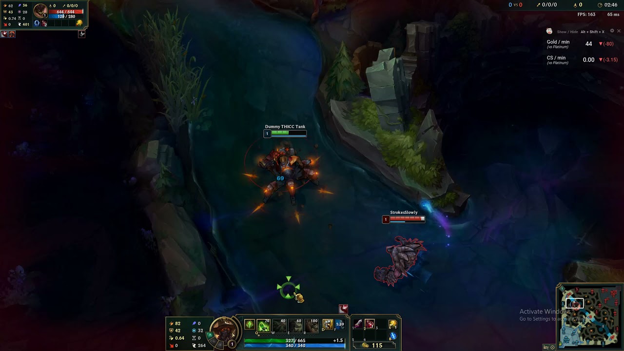 Dodging Malph arcane comet Q proc