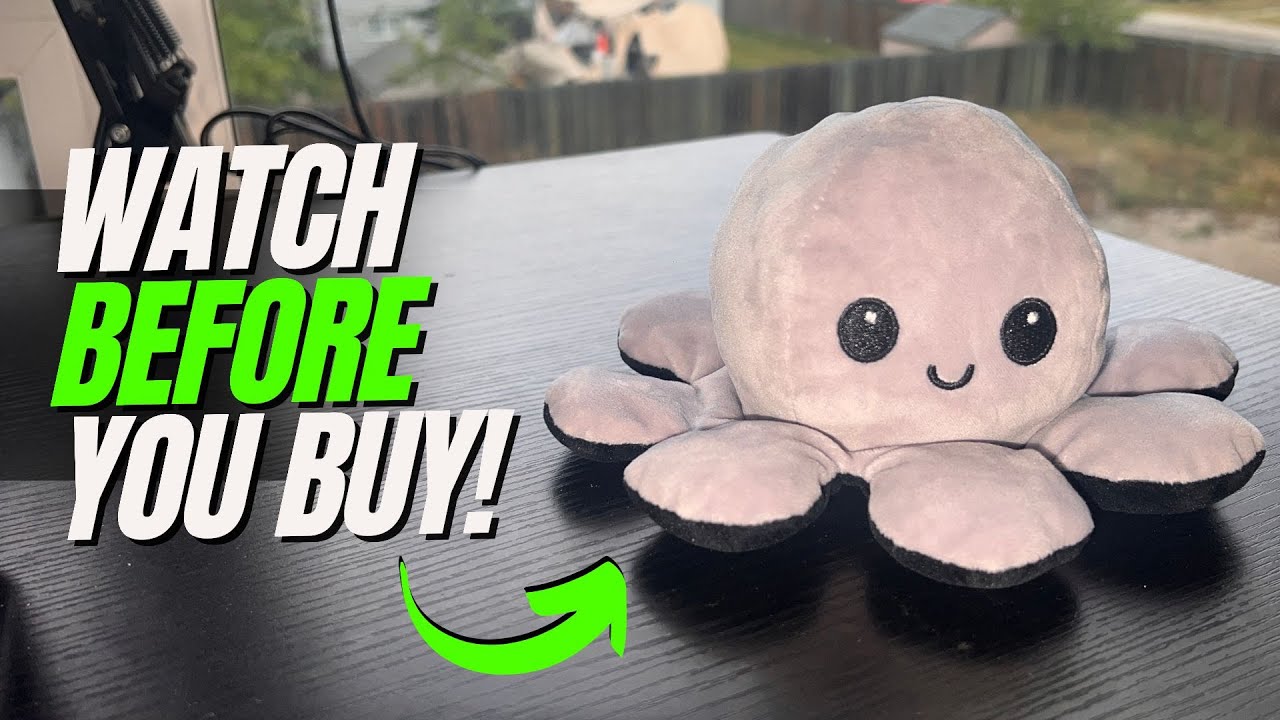 #TeeTurtle &mdash; оригинальный двусторонний плюшевый осьминог ОБЗОР #giftsforher