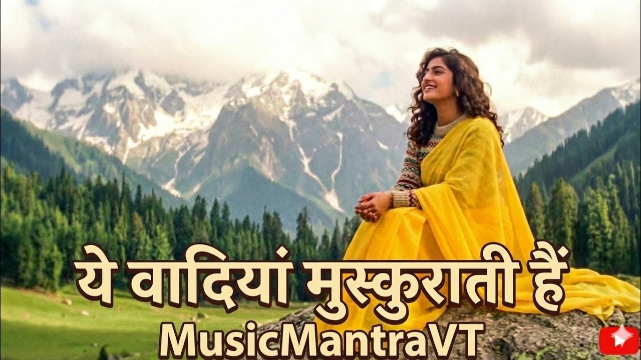 Ye  wadiyan  Muskurati hai..ye Baadal gungunate hai...90s Sad romantic Song❤️