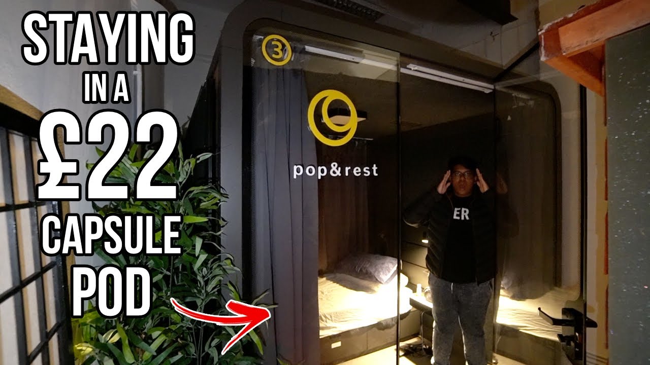 Staying in Londons 'CHEAPEST' Capsule Hotel (£22/night)!