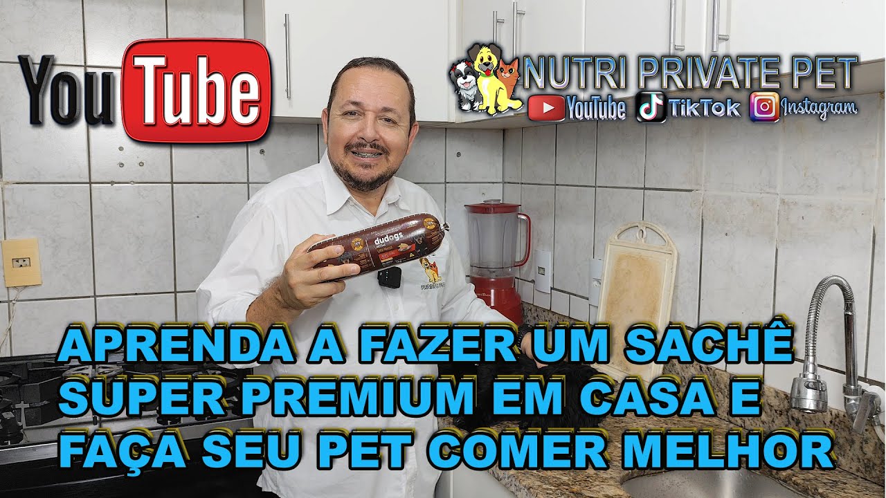 Aprenda fazer um sachê para cães usando Dodgs Super Premium para ajudar seu Pet comer mais e melhor.