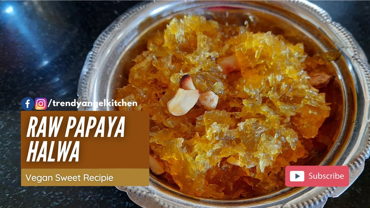 Raw Papaya Halwa | Green Papaya Halwa | Papite Ka Halwa | Sweet Recipe