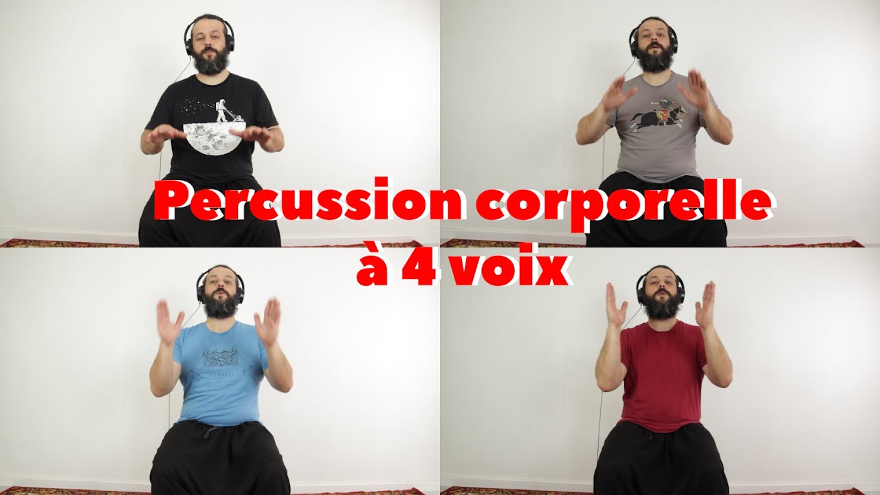 Percu corpo à 4 voix
