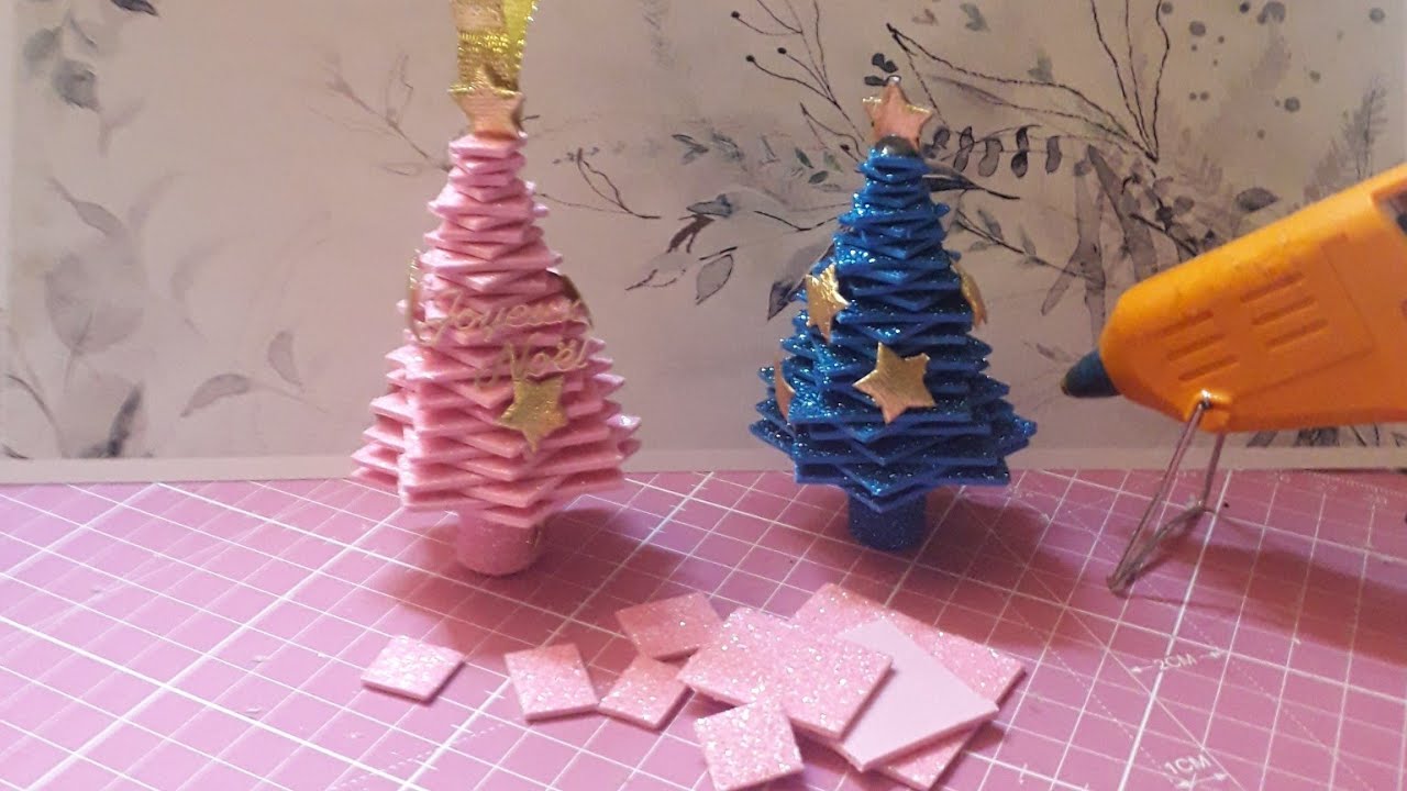 tuto : petits sapins vraiment tres simples a faire