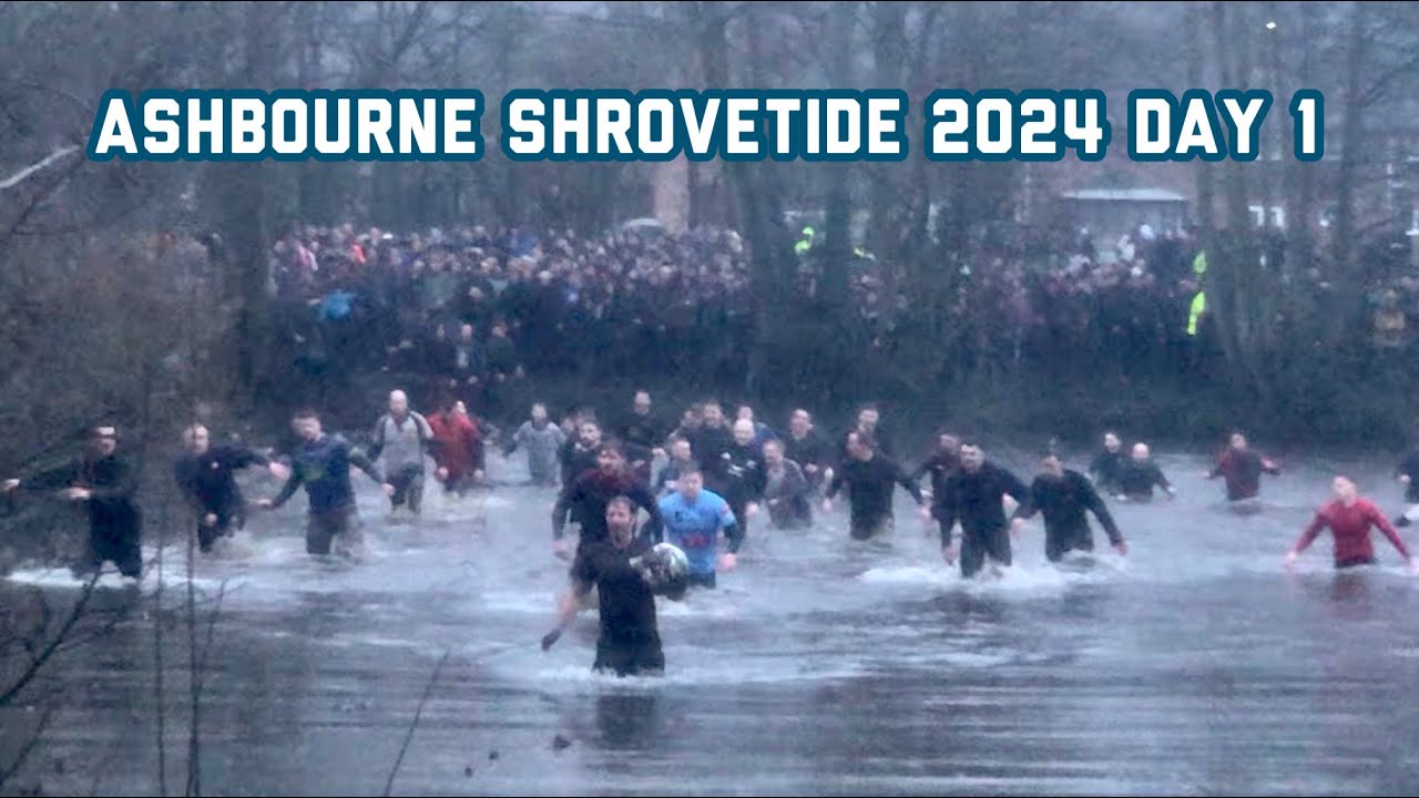 Ashbourne Shrovetide football 2024 raw footage! | Day 1 | 13th February |