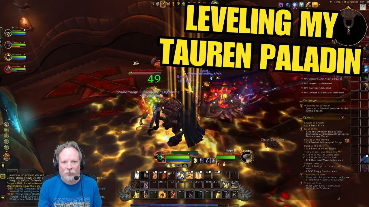 Leveling My Tauren Paladin - Renfail Plays World of Warcraft