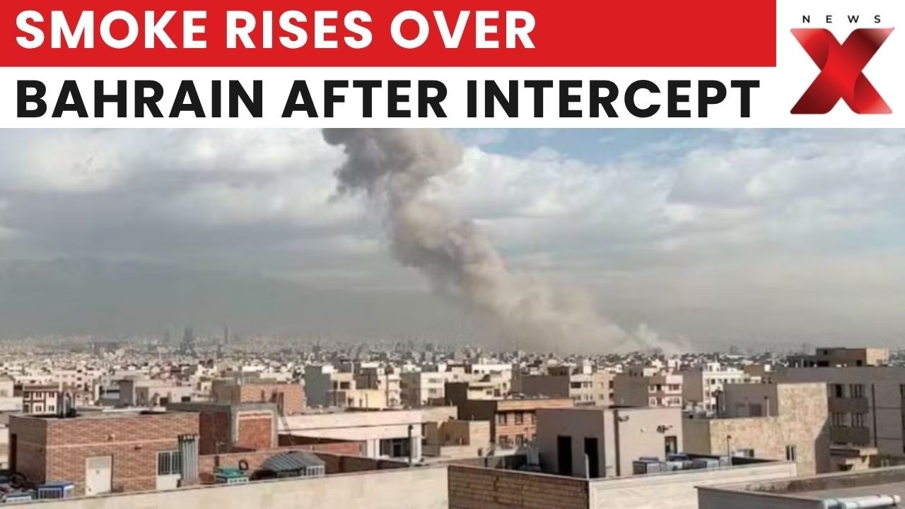 Smoke Rises Over Bahrain After Intercepted Projectile, Emergency Teams Rush to Site | Latest News