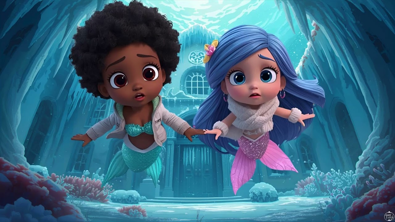 The Frozen Mermaid Town ❄️🧜‍♀️ | Mermaid School Chronicles | Kids Bedtime Story