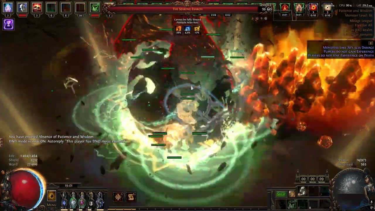 Infinity wardloop / CoWB saboteur / Wardshatter / 3.28 Mirage POE 1