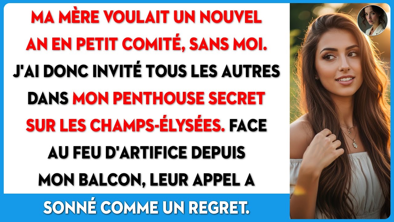Exclue du réveillon par mes parents, j'ai invité tout le monde dans mon penthouse à 7M€.