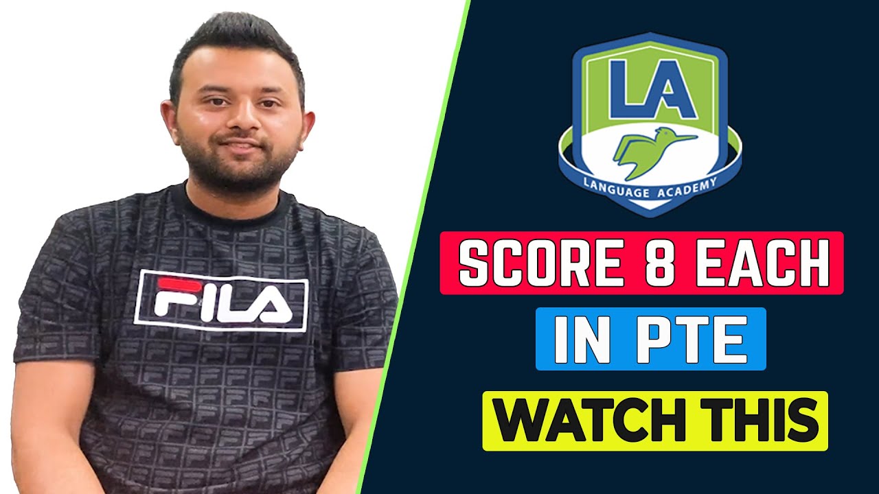 Tarish from India | 8 Each in PTE | New Speaking Strategies | Language Academy PTE NAATI and IELTS