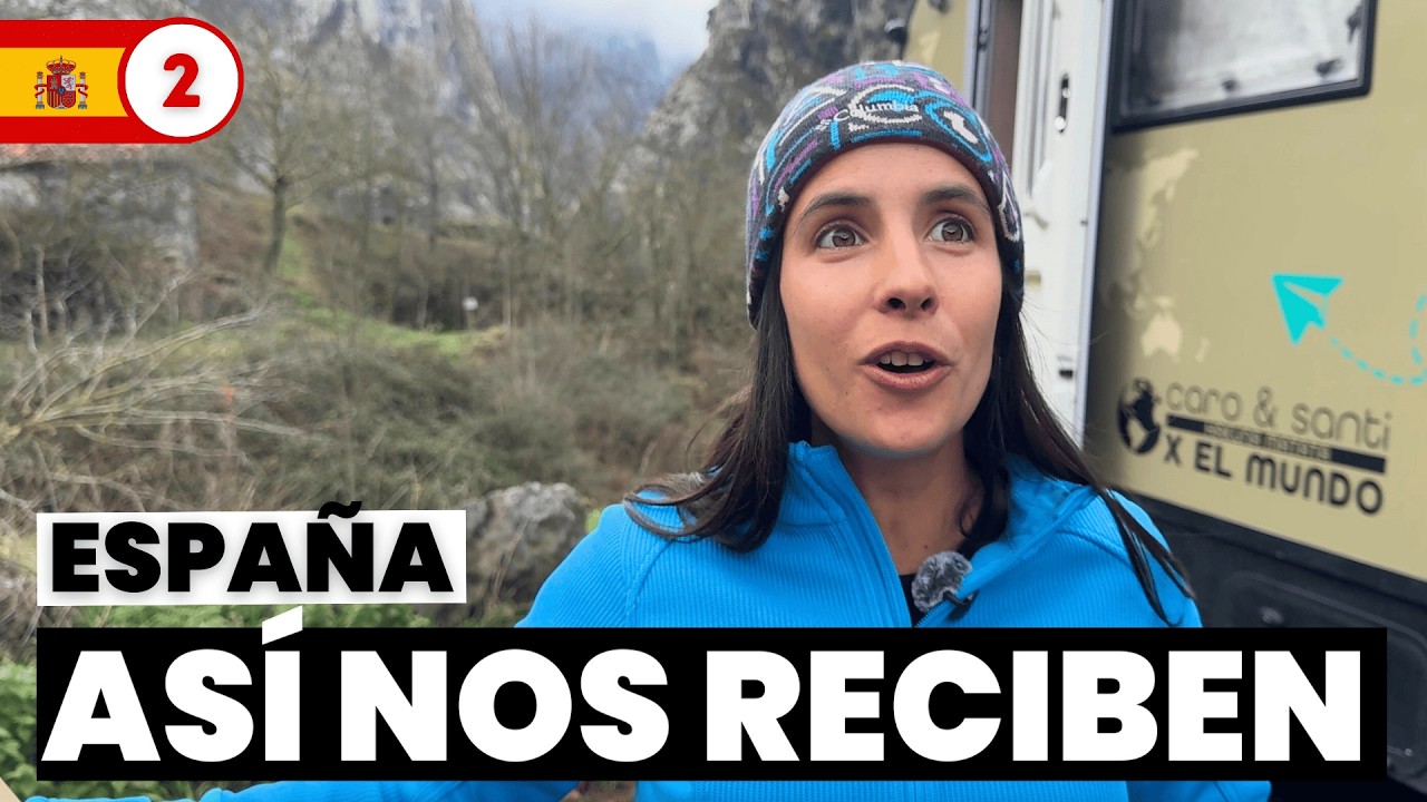 Así son los ESPAÑOLES 👆Primeras impresiones de ESPAÑA 🇪🇸 Ep.2 [Picos de Europa, Asturias]