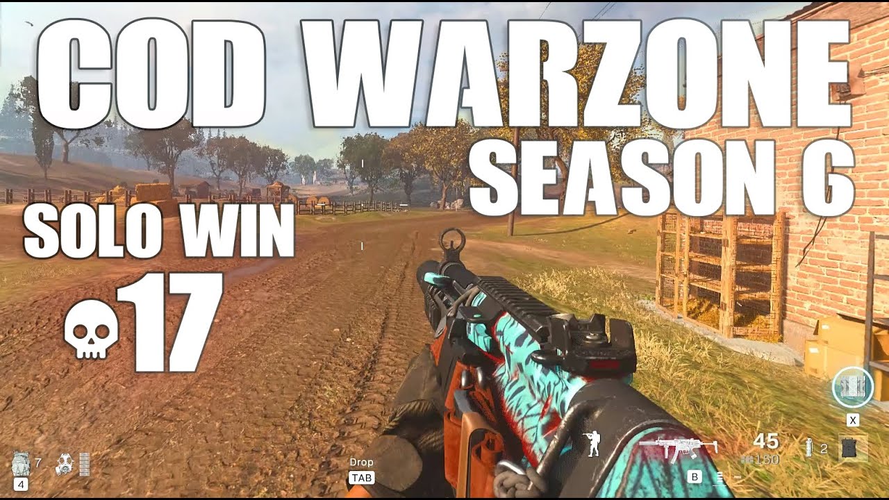 17 Kill SOLO WIN | SEASON 6!! | Kilo & Mp5 Class | CoD Warzone Gameplay (No Commentary)