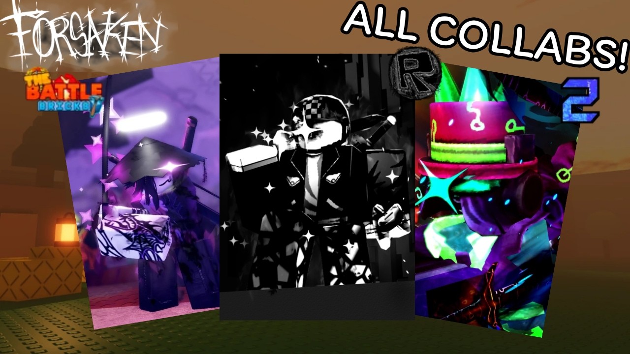 I Played Every 1x1x1x1 Collabs Skins! | Forsaken