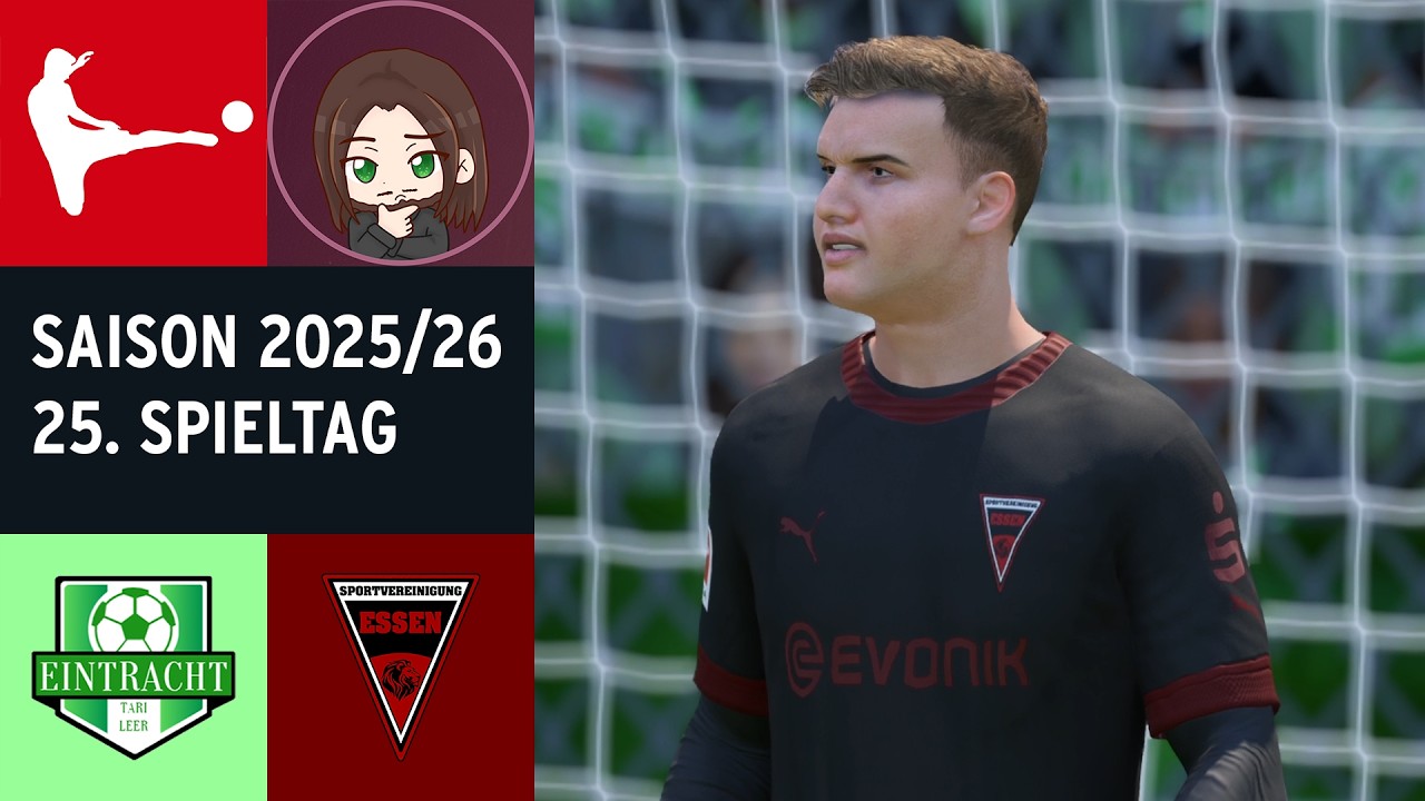 Eintracht Tari Leer - SpVgg Essen | 25. Spieltag | Youtube Bundesliga 2025/26