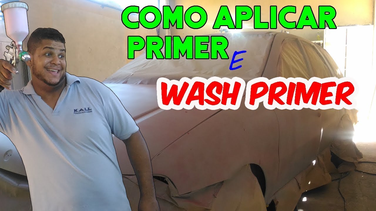 COMO APLICAR PRIMER PU CONTROLE DE LIXAMENTO E WASH PRIMER  - O PALIO