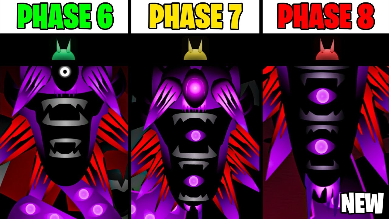 New Phase 6 VS New Phase 7 VS New Phase 8 in Incredibox Sprunki Remaster (New Mod)