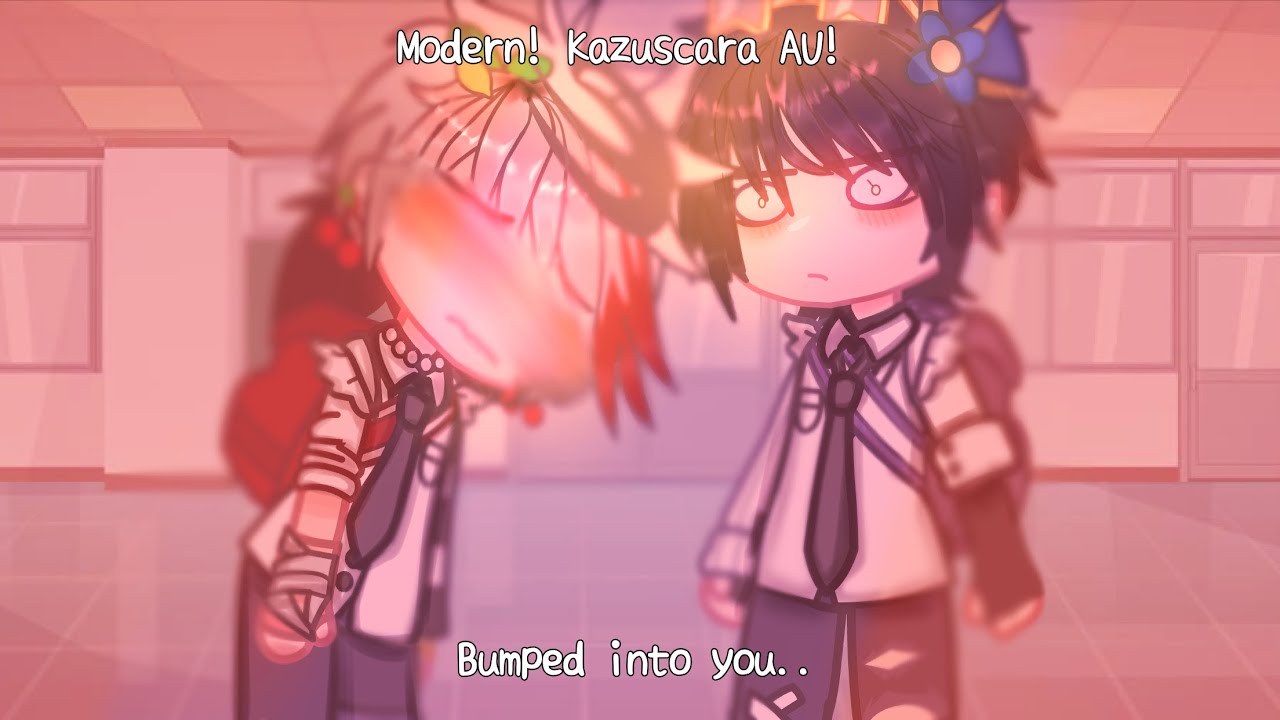 ⋆୨୧˚ bumped into you.. || modern kazuscara au.