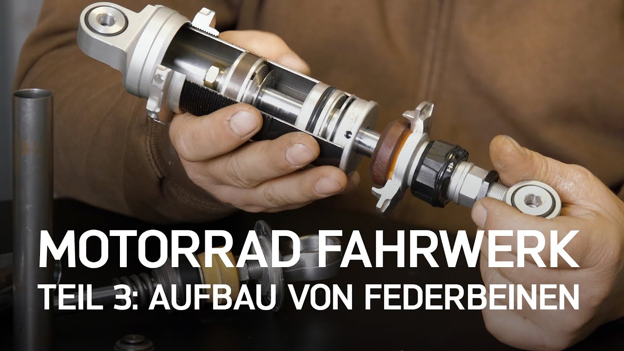 Motorrad Fahrwerk Teil 3 - Aufbau und Funktionsweise von Federbeinen