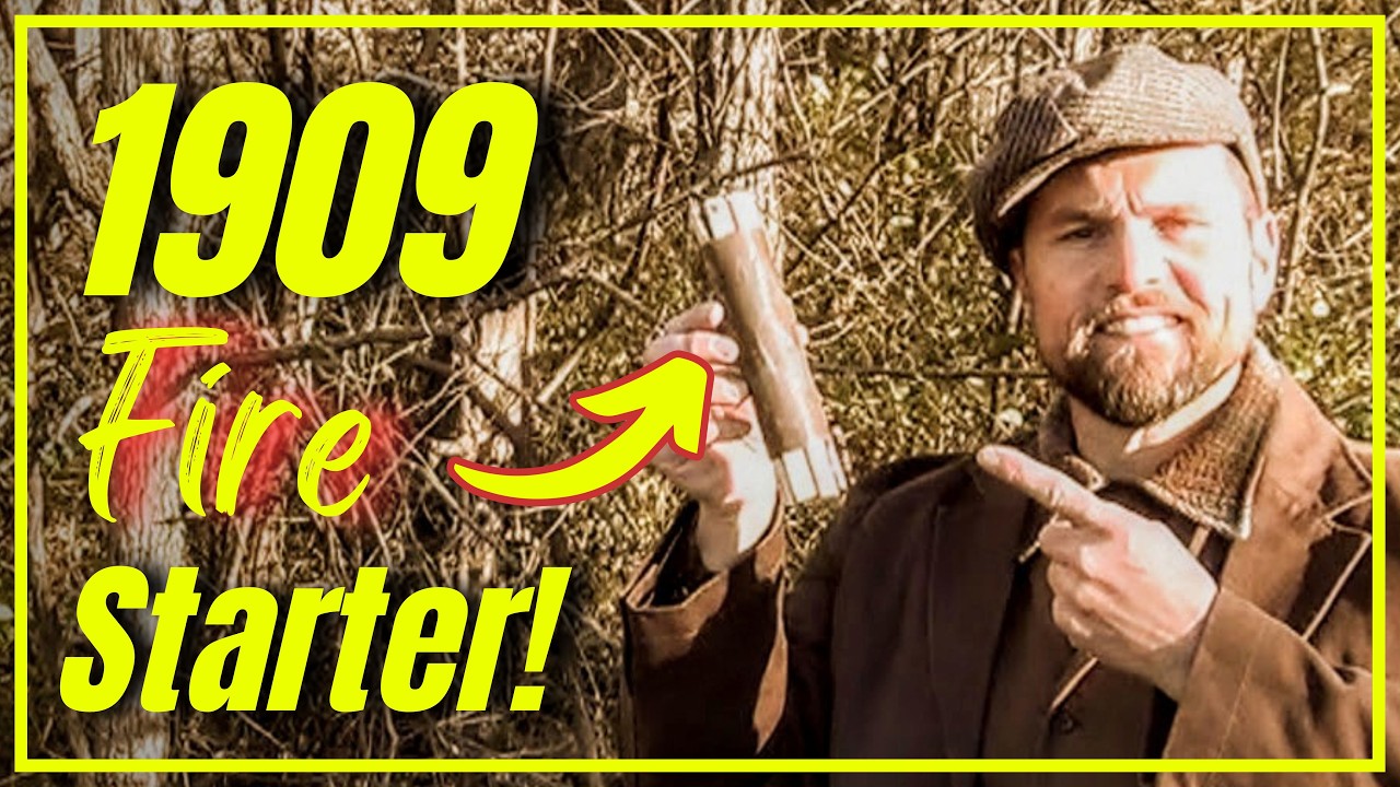 DIY 1909 Fire Kindler: A Timeless Way to Start Campfires