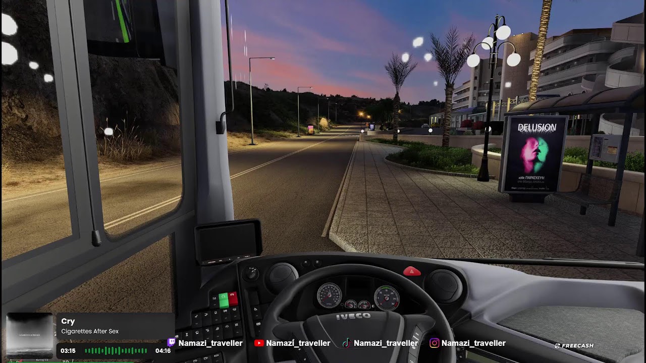 Chill Drive Iveco Bus Euro Truck simulator 2 Greece DLC