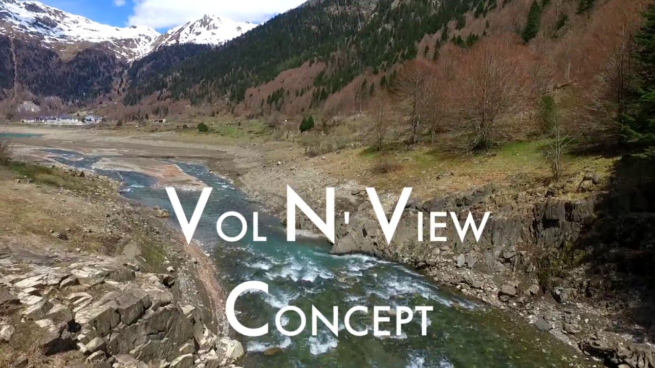 Le Lac de Fabrèges vu par Drone
