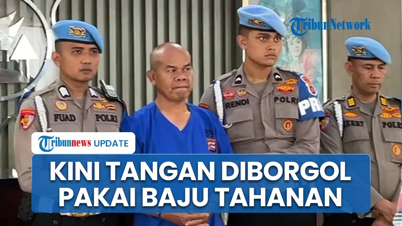 Penampakan AKP Dadang Pakai Baju Tahanan Biru, Tangan Diborgol hingga Dikawal Ketat Polda Sumbar