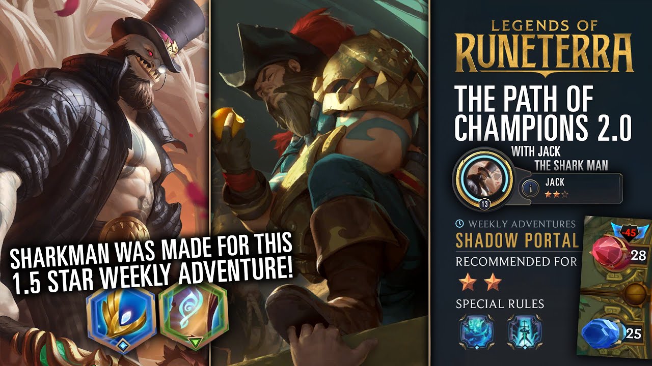 SHARK MAN was BUILT FOR THIS 1.5 Star Weekly Adventure | Path of Champions