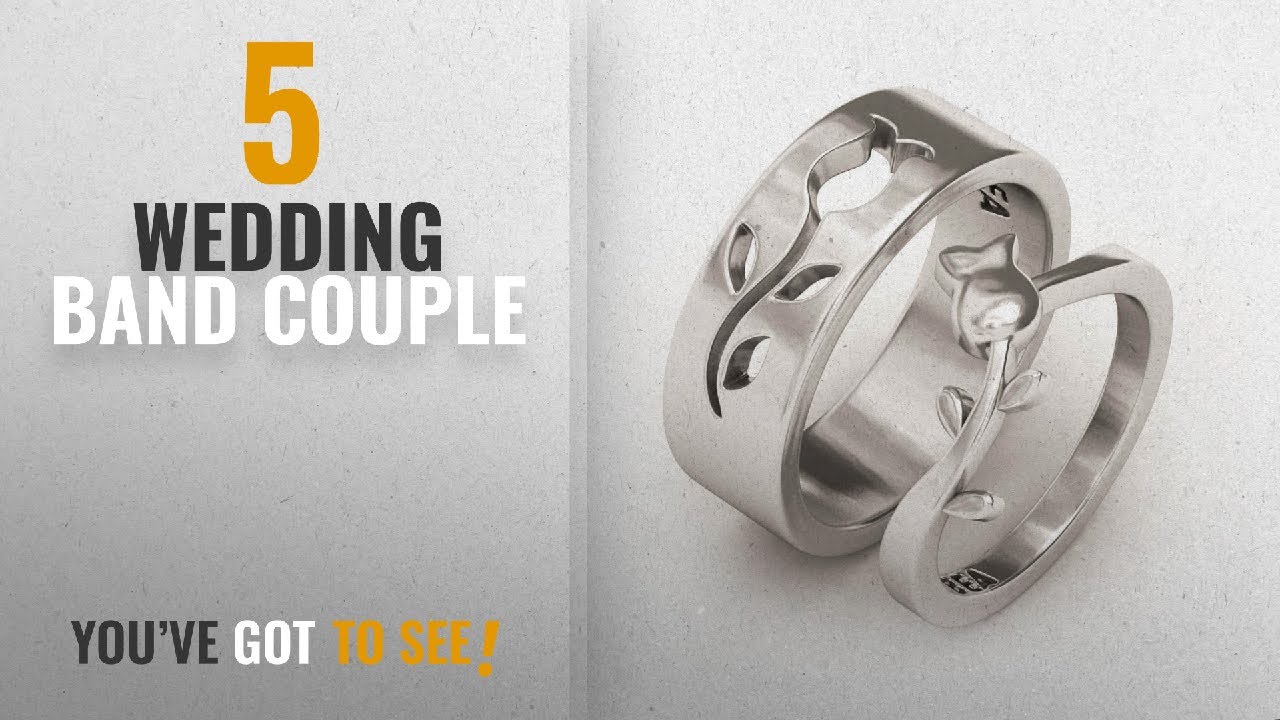 10 Best Wedding Bands Couple: EVBEA Wedding Bands Vintage Flower Promise Rings for Couples(w,7)