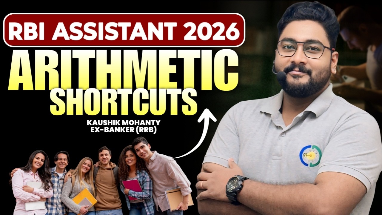 🔥RBI Assistant 2026 | All Previous Year Arithmetic in 1 Session By Kaushik Mohanty | Career Deffiner