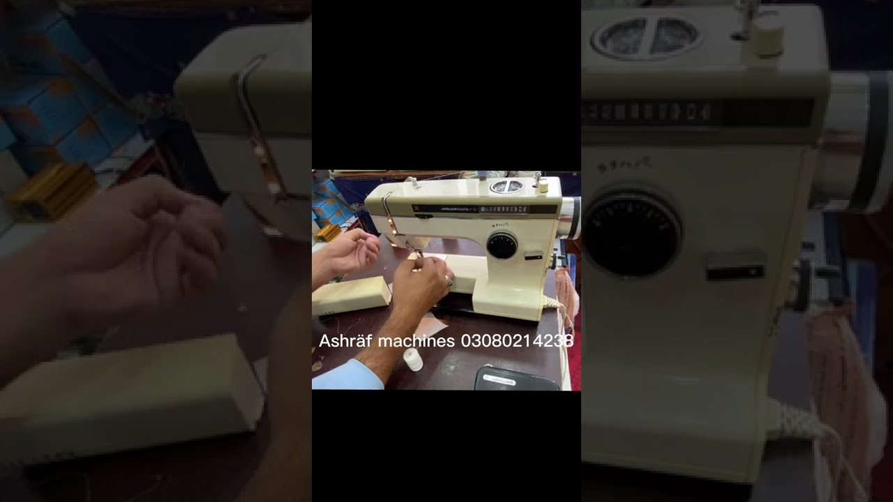 Jaguar F3 3700model how to use and make stitches