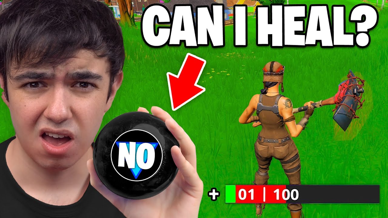 I Let A Magic 8 Ball Control My Fortnite Game!