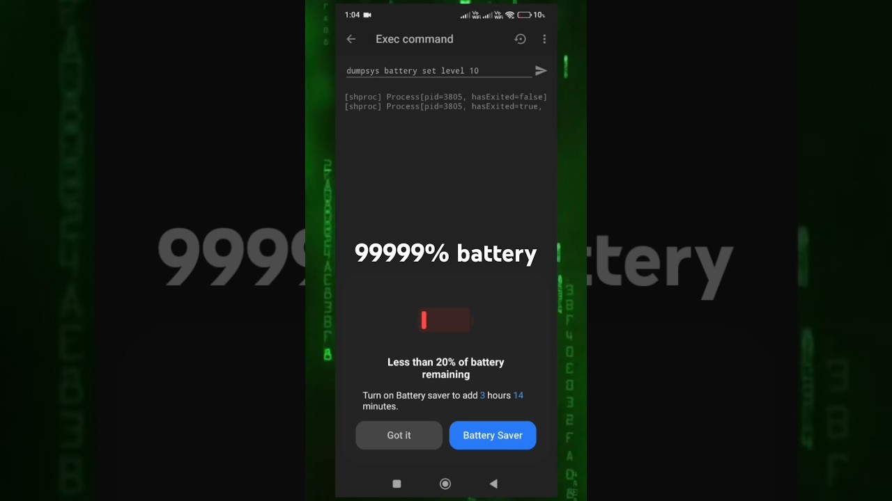 How to change battery percentage in Android (hacking) #subscribe #support #custom #hacker #brevent