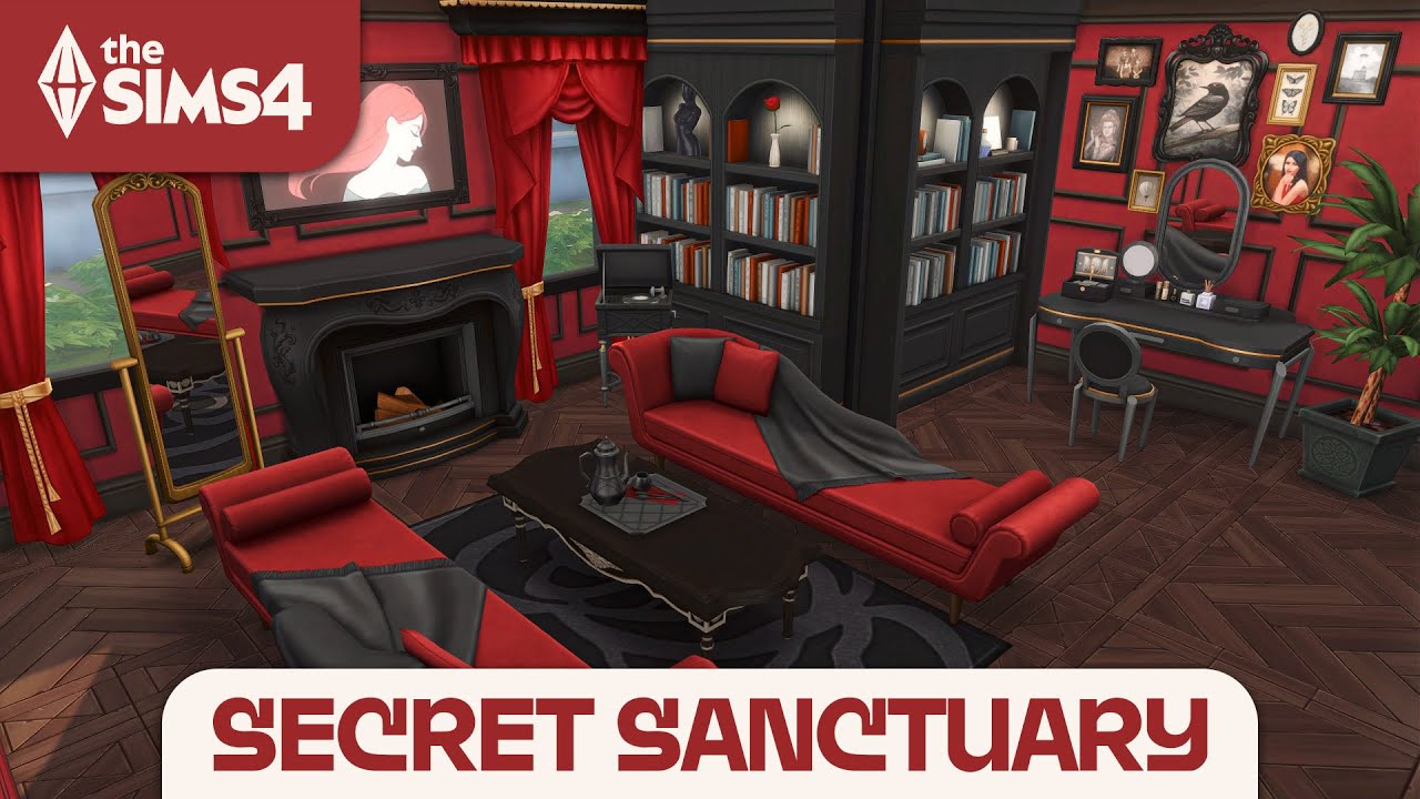 BELLA GOTH KIT // The Sims 4 Secret Sanctuary Kit Build & Buy Overview (& CAS)