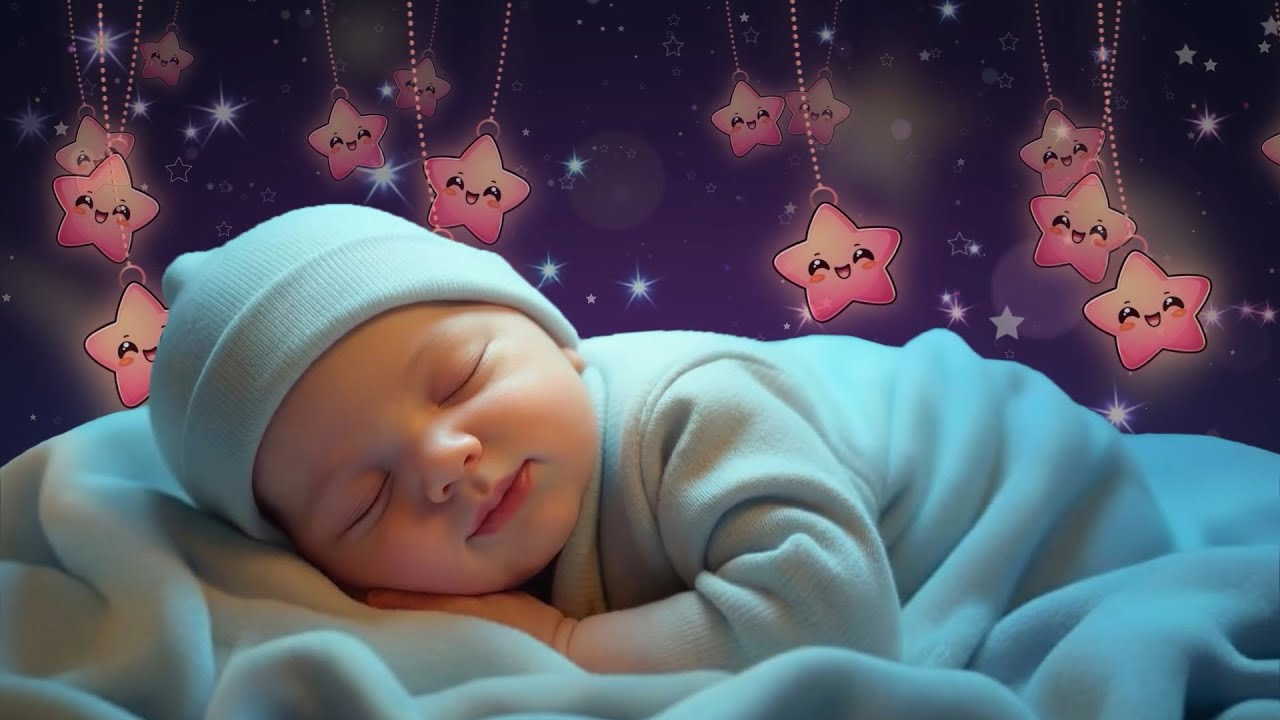 Mozart & Brahms Lullaby 🎵 Baby Sleep Music ♥ Calm Insomnia Relief 🌙 Sleep Music for Babies