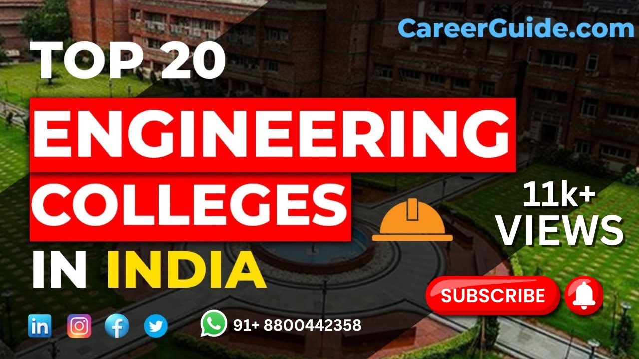 Top 20 Engineering Colleges In India Based on NIRF Ranking