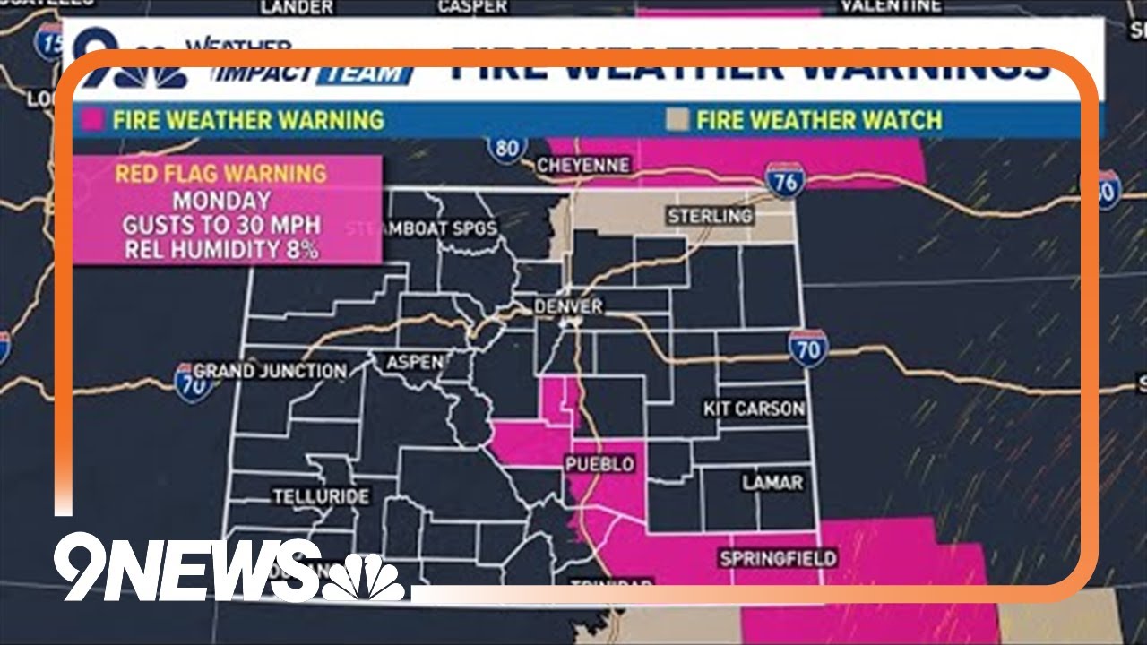 Extended forecast: Highs near 70 in Denver bring elevated fire risk