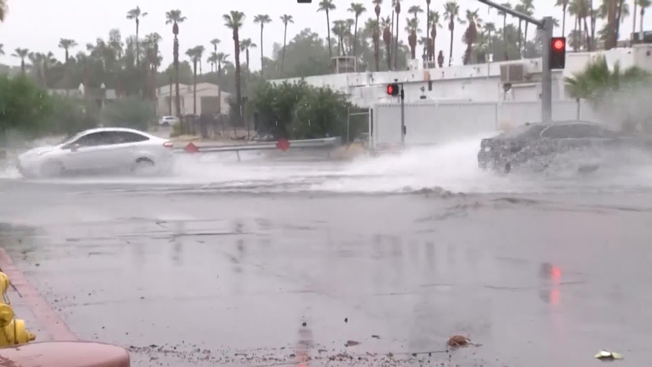 Tropical Storm Hilary soaks Southern California's inland