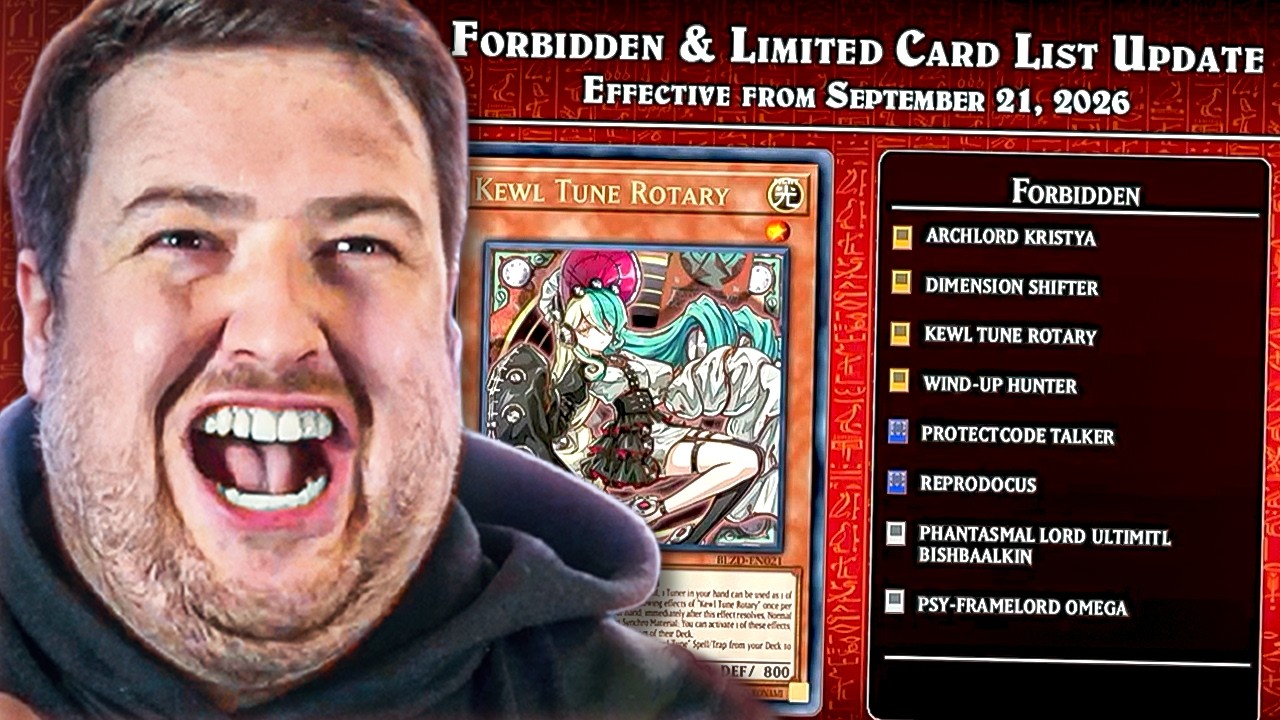 МЫ НАКОНЕЦ-ТО ДОЖДАЛИСЬ НОВОГО БАНЛИСТА YUGIOH!
