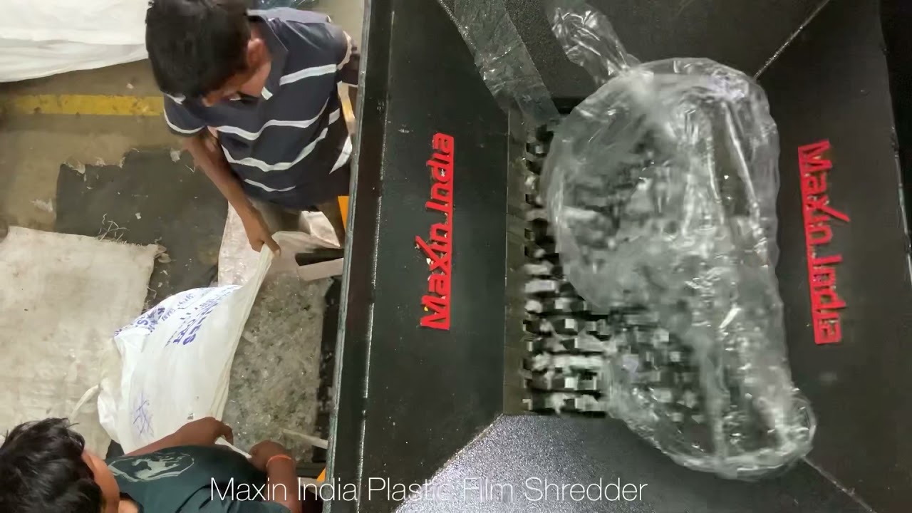 Plastic Film Shredder, Plastic Film Crusher Machine, LDPE Film shredder, #LDPEFilmshreddingMachine,