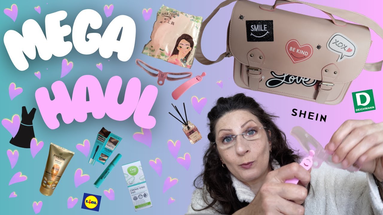 🥰🛍️ SUPER MEGA HAUL - SHEIN, LIDL, ECC... TANTA ROBA!👚💄👜