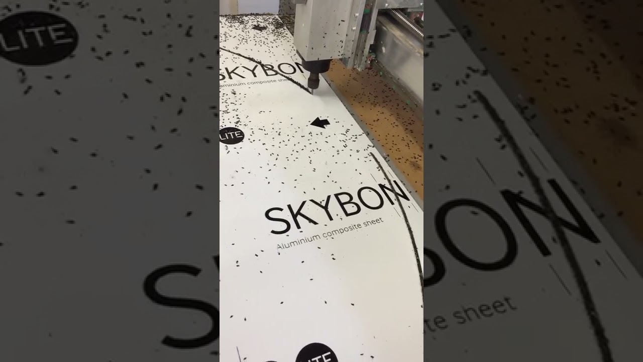 AR 3000 CNC Router in operation