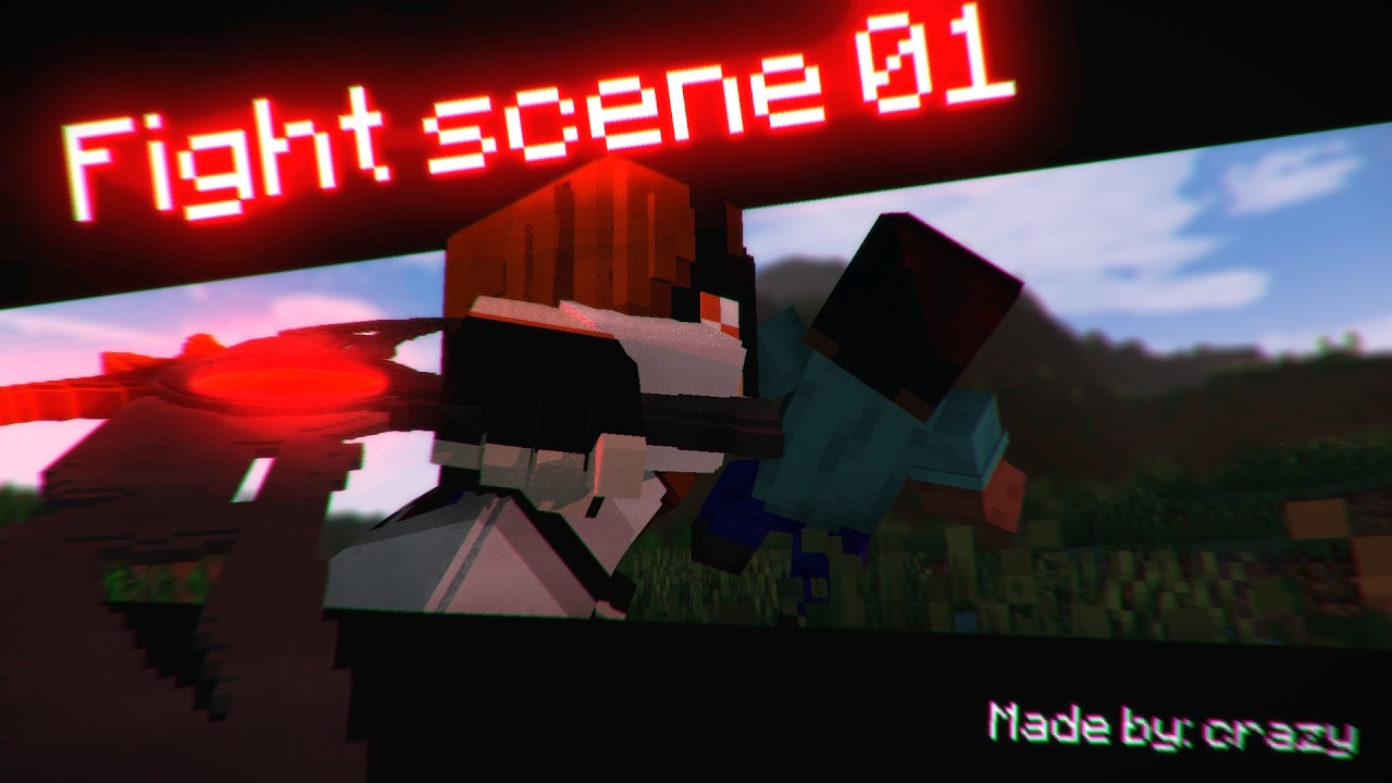Fight scene 01 (A Minecraft animation)