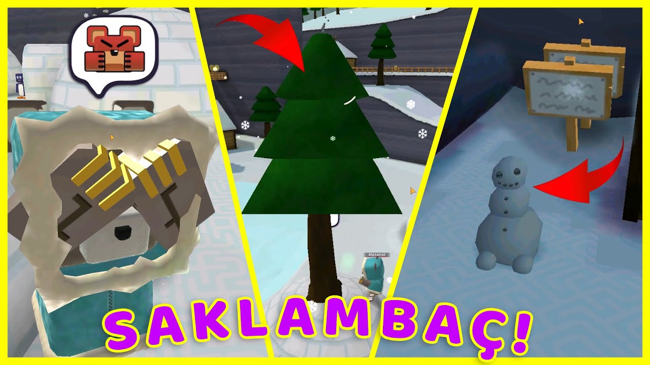 SUPER BEAR ADVENTURE MULTIPLAYER MUHAMMED ALP İLE KAR VADİSİNDE SAKLAMBA&Ccedil; CHALLENGE