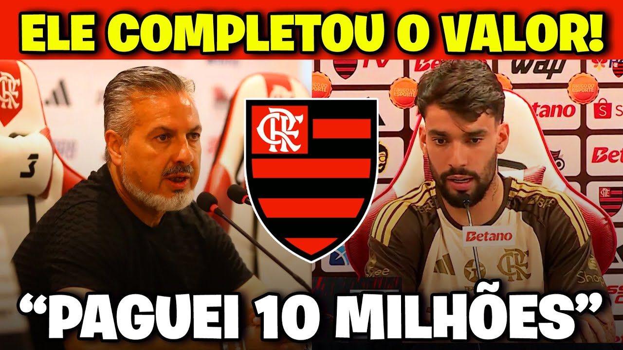 "TIVE QUE COMPLETAR O VALOR!" PAQUETÁ REVELA O SACRIFÍCIO FINANCEIRO PRA VOLTAR AO FLAMENGO!
