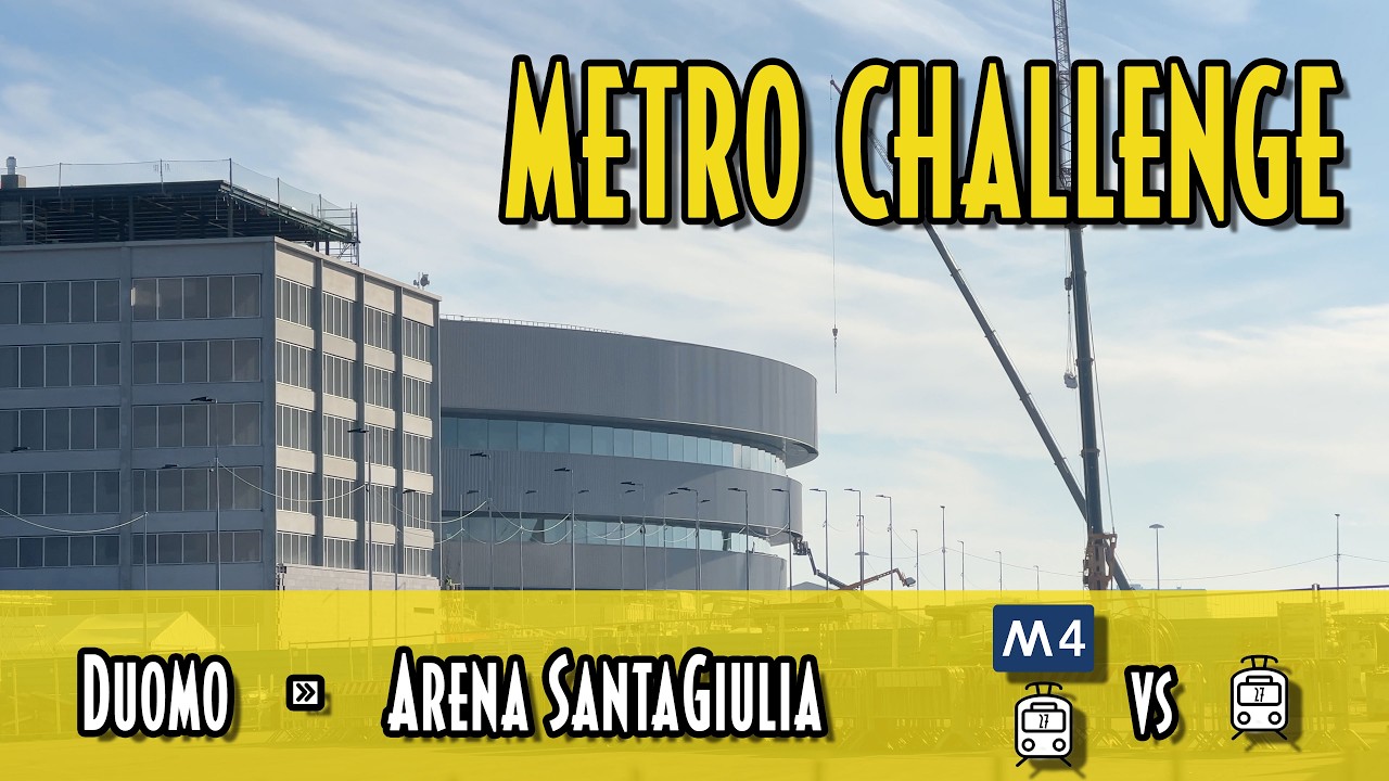 Come raggiungere l’ARENA delle OLIMPIADI? METROCHALLENGE da Duomo a SantaGiulia
