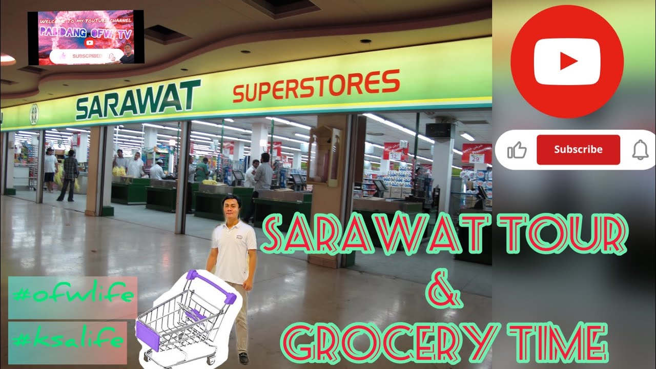 Sarawat Supermarket Tour & Grocery Time. #KSAlife #ofwlife #pinoyproducts #pinoykitakits #pushcarts