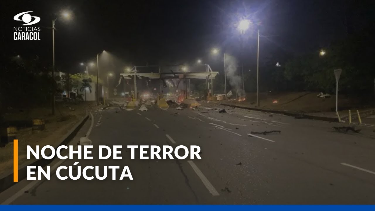 Fuerte explosión en Cúcuta: vuelan peaje que conecta con puente internacional Simón Bolívar