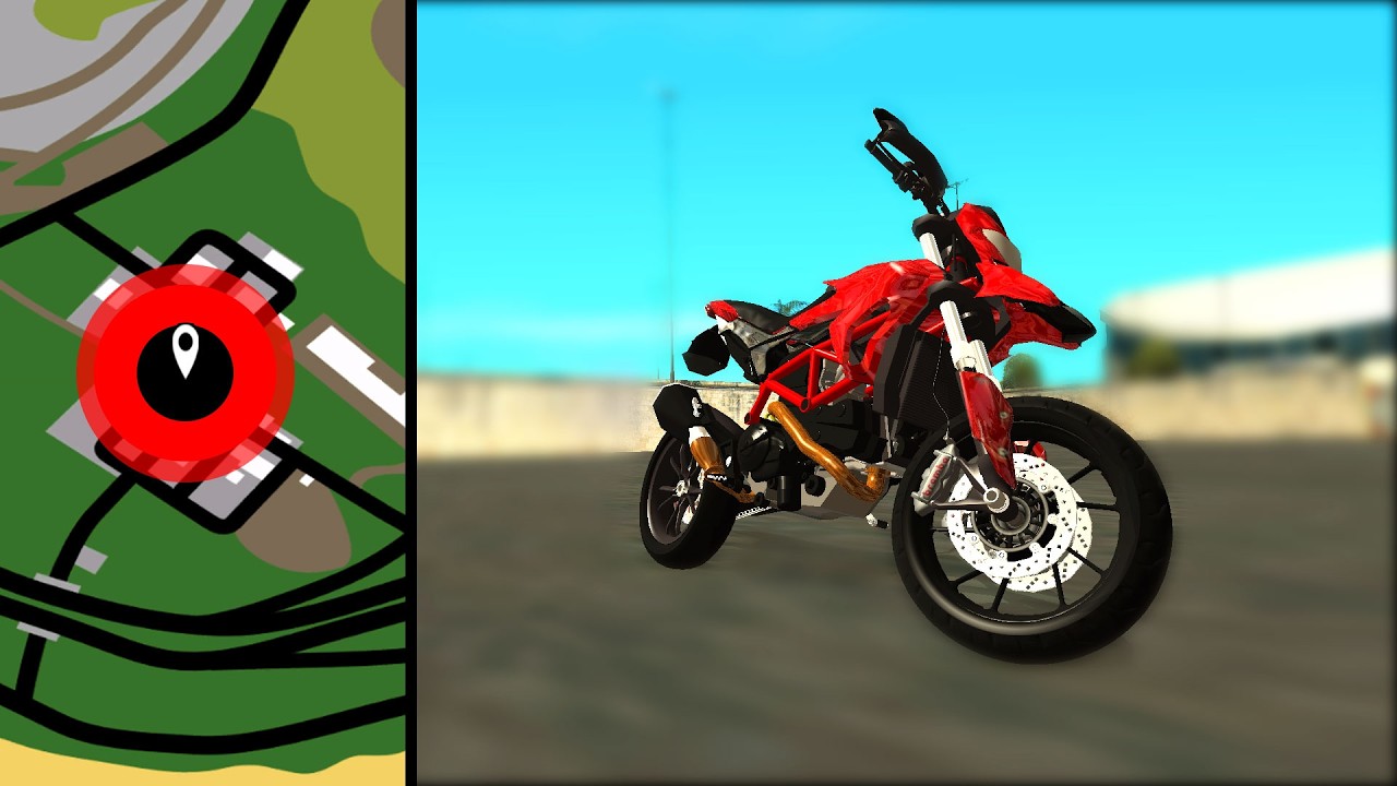 Secret Ducati Hypermotard 950 Bike Location in GTA San Andreas
