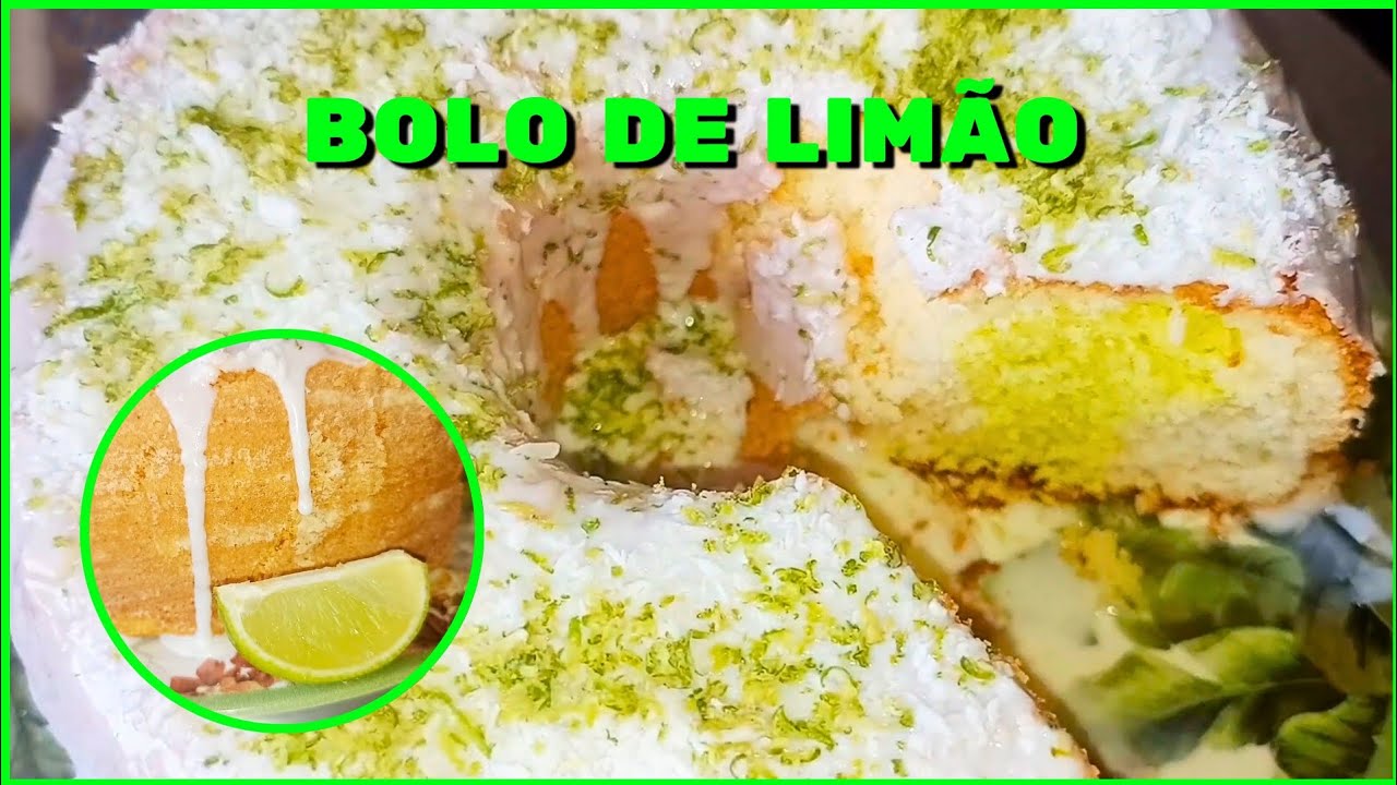 BOLO DE LIMÃO SUPER FOFINHO - RECEITA DELICIOSA #bolo #receitas #receitacaseira #bolodelimão #bolos 